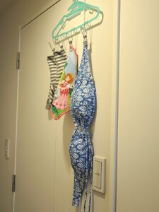 備えつけのハンガーととの組み合わせ