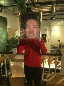 自分の顔を大きくできる箱