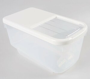 米びつPRS―10 ホワイト（約41×22×高さ22cm）￥780（アイリスオーヤマ）