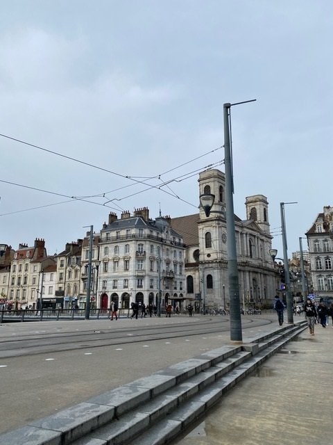 フランス東部の街並み