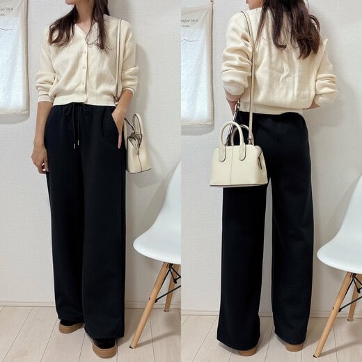 ショート丈のトップス合わせ