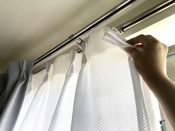 カーテンの洗濯