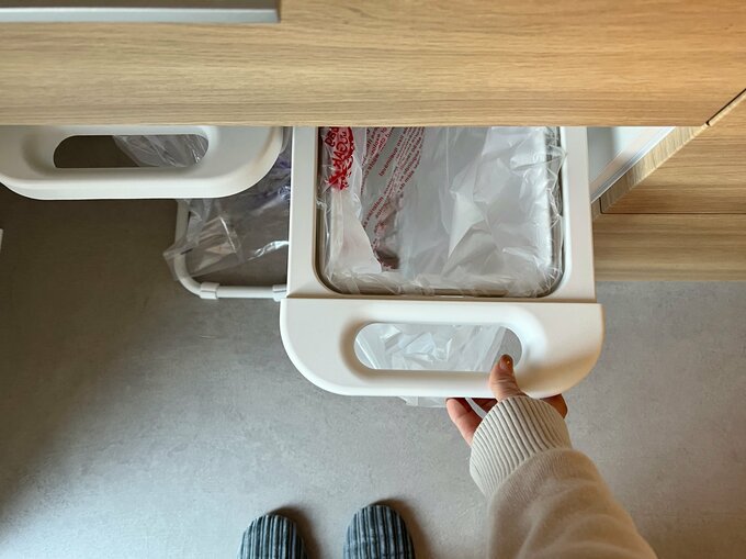 かなさんキッチンのゴミ箱