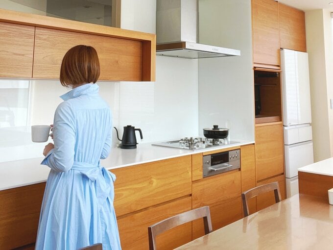 水色のワンピースを着たFujinaoさん