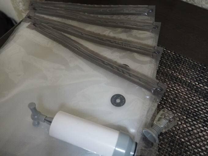 真空フリーザーバッグセット中身