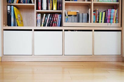 プリントや雑誌を「ポストイン」するだけで片付く！収納ボックスをＤＩＹ