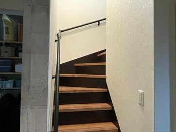 リビング階段にしなくてわが家は正解。エアコンがよく効く＆来客時に便利