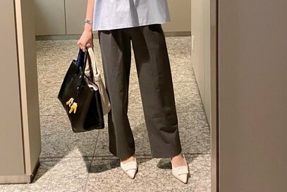 40代、ユニクロの大ヒットボトム4つ。体型はカバーしつつ上品におしゃれに
