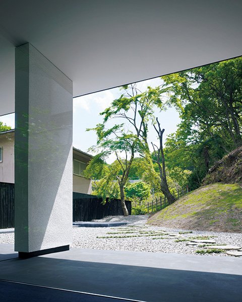 既存の樹木を尊重したプラン