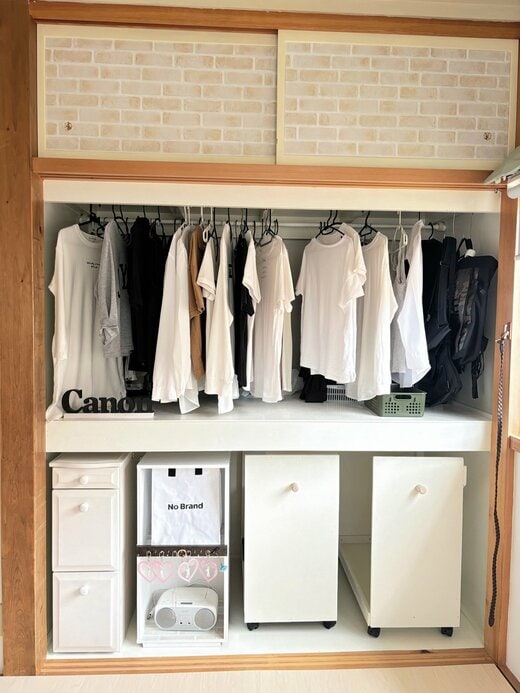 DIYされた押し入れ