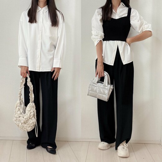 ビスチェを合わせて今風に