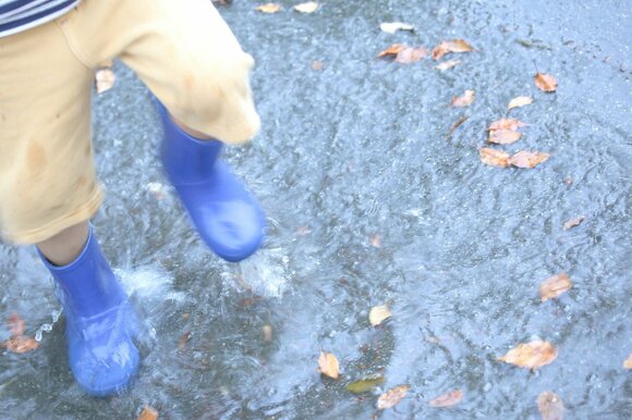 雨のなかのステップ
