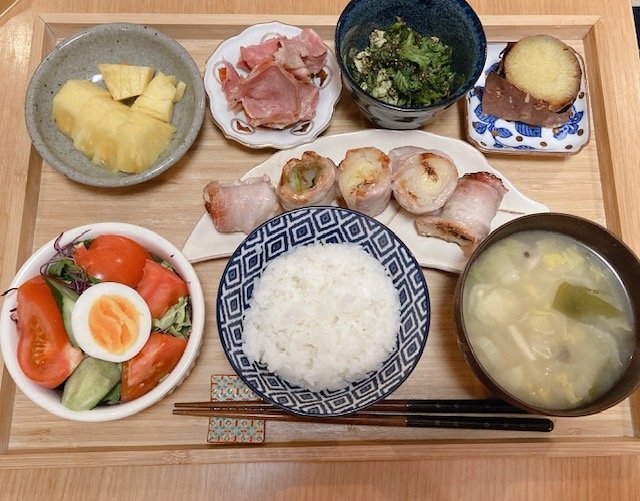 写真:サツマイモ・春菊