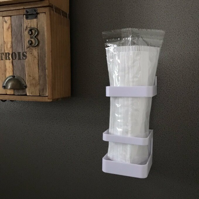 傘立てにマスク