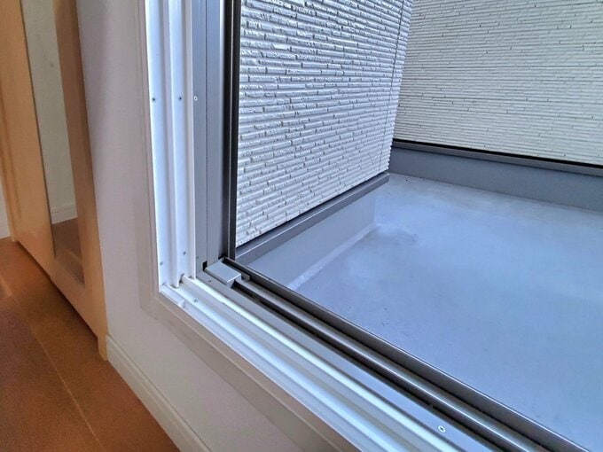 2階の窓サッシのリフォーム