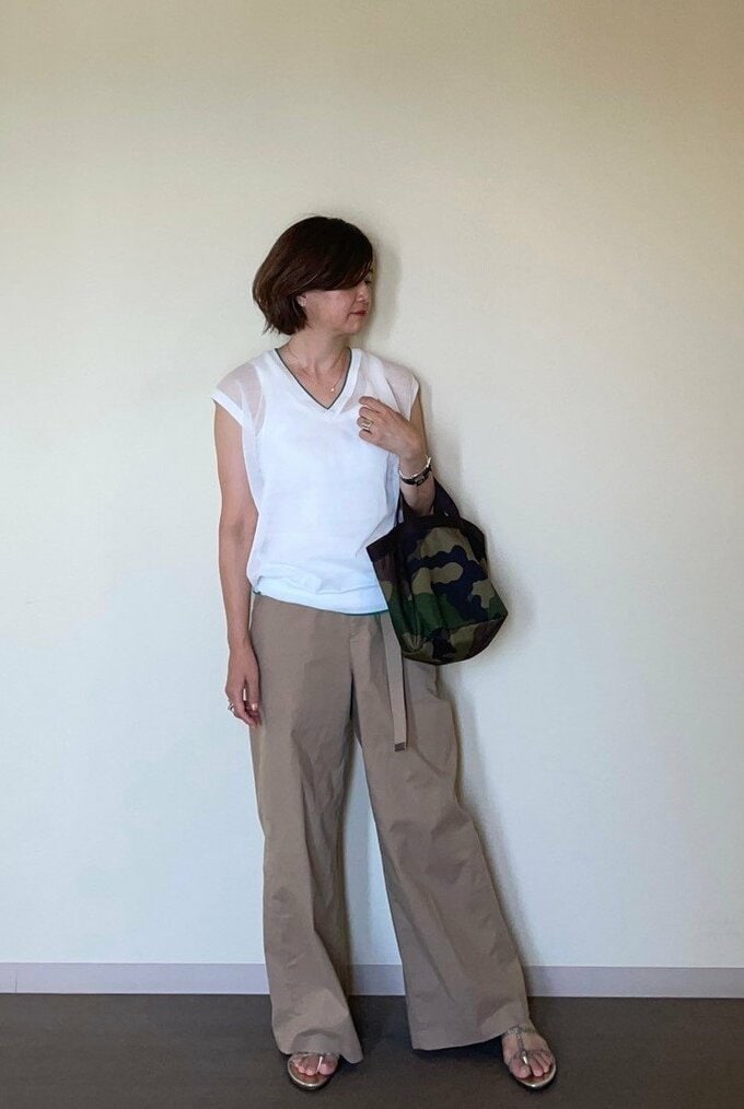 シアートップスコーデ1