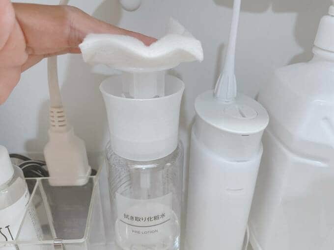 コットン用のポンプヘッド