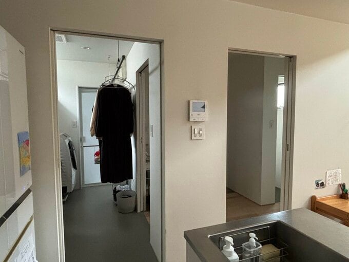 子どもに目が届きやすい回遊動線