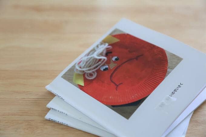 園での制作物も写真に撮って残してあります