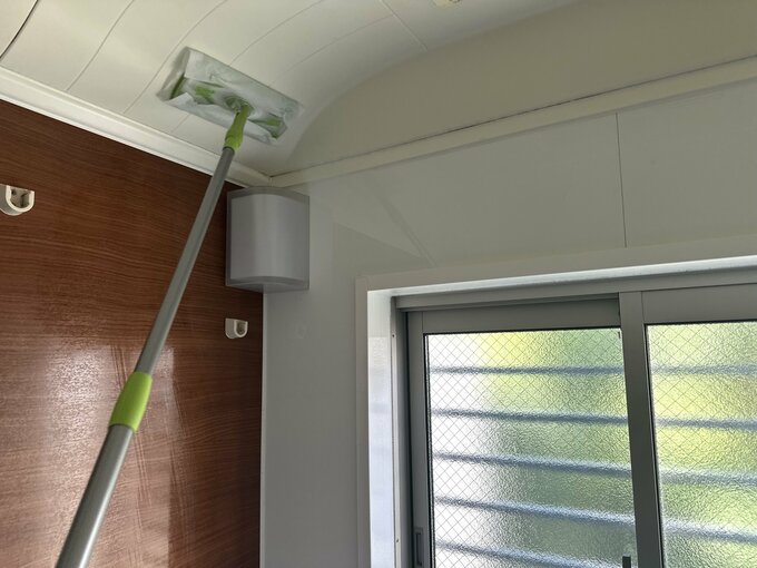 フローリングワイパーで除菌