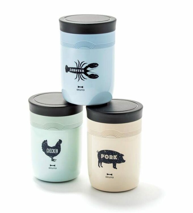 ブルーノスープジャー3つ