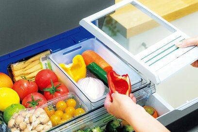 食品ロスがぐんと減らせる冷蔵庫。使いやすさの秘密は収納力にあり！