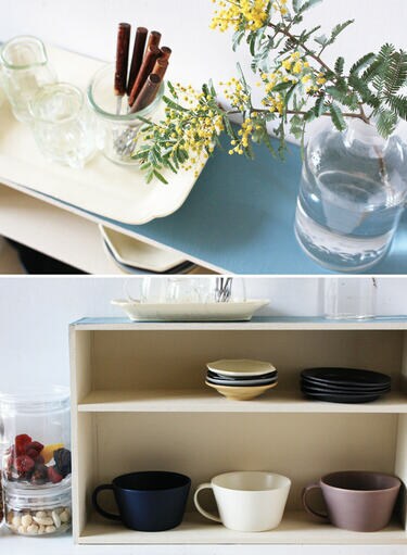 春色シェルフのアレンジ