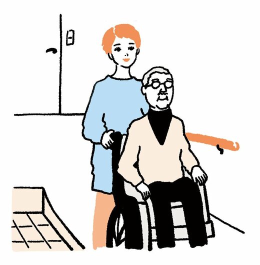 車いすイラスト