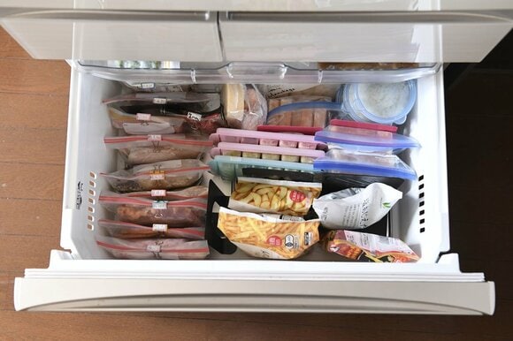 冷凍室下段
