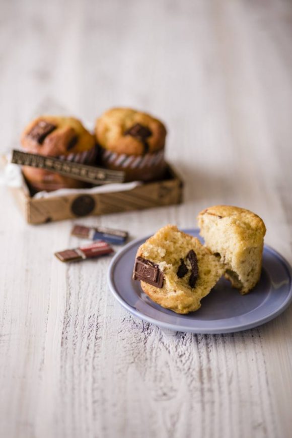 ●ホットケーキミックスでつくるマフィン。冷凍してもしっとり