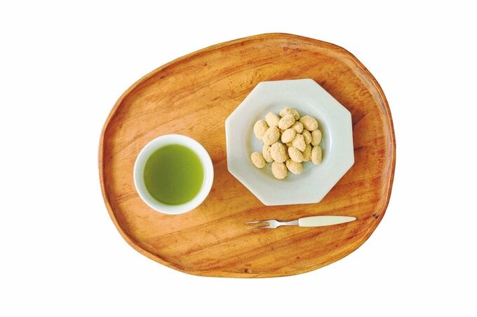 緑茶と黒豆きな粉