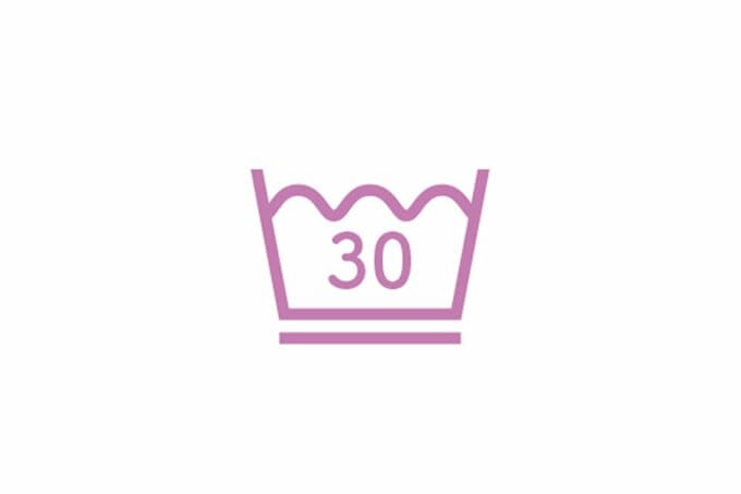 30℃限度の洗濯マーク