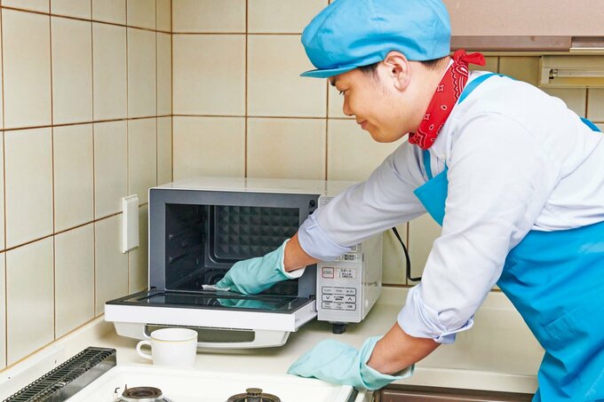 家事えもんと電子レンジ