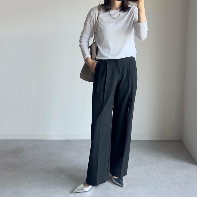 ユニクロ「ブラチューブトップ」を使ったコーデ1