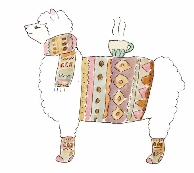 イラストアルパカ