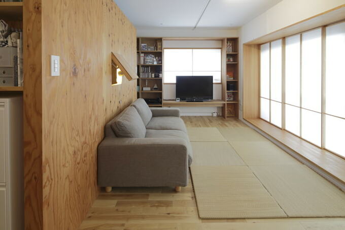 障子越しの明るいLDK