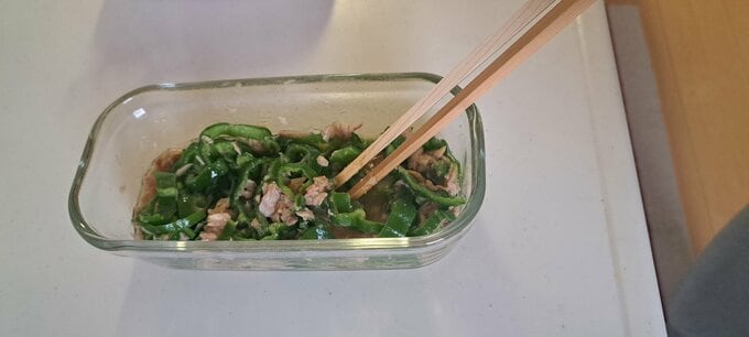 よく食べる無限ピーマン