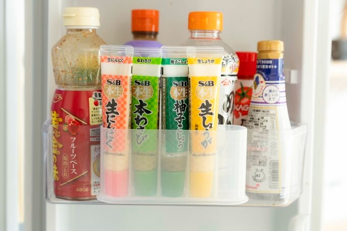 チューブ薬味スタンド