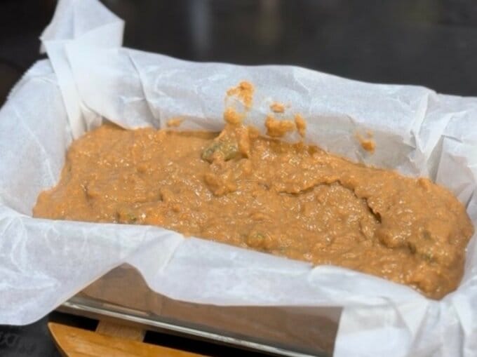 キャロットケーキ 焼く前