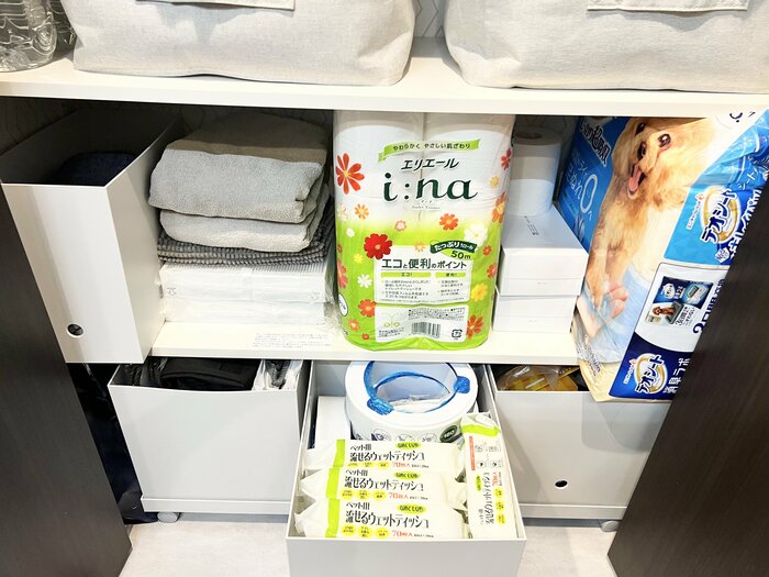 ペット用品の収納どうしてる？使う場所とカテゴリーでまとめてすっきり 