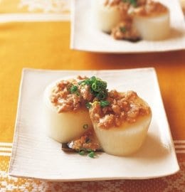 ふろふき大根の肉みそがけ