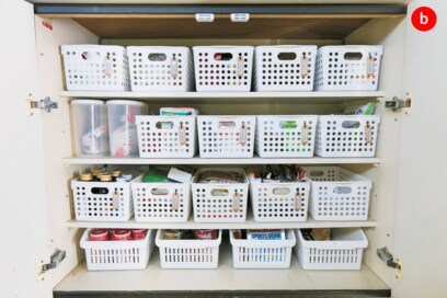 100均の「プラカゴ」がキッチン収納の悩みを解決！複数使いで効果アップも