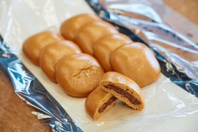 鳥取名物「ふろしきまんじゅう」。笠原将弘さんも絶賛のおいしさ！