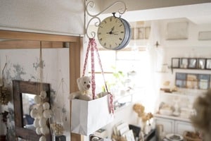 ショッピングバッグをかわいいディスプレー収納に!