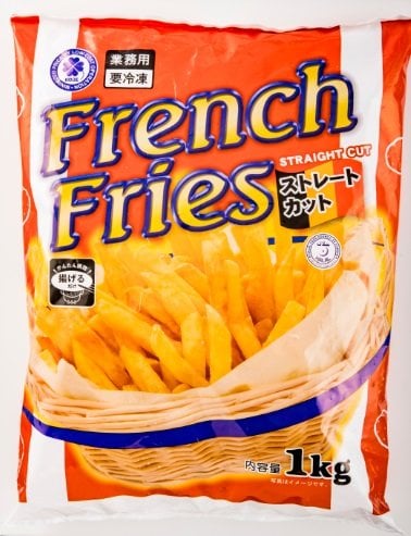 冷凍のフライドポテト