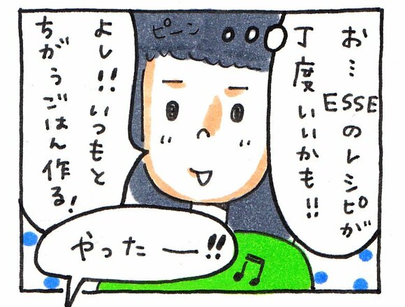 ESSEのレシピに挑戦