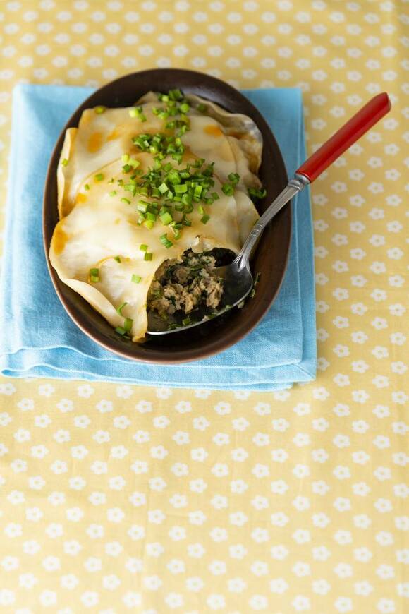 レンチンだけでできる水ギョーザ