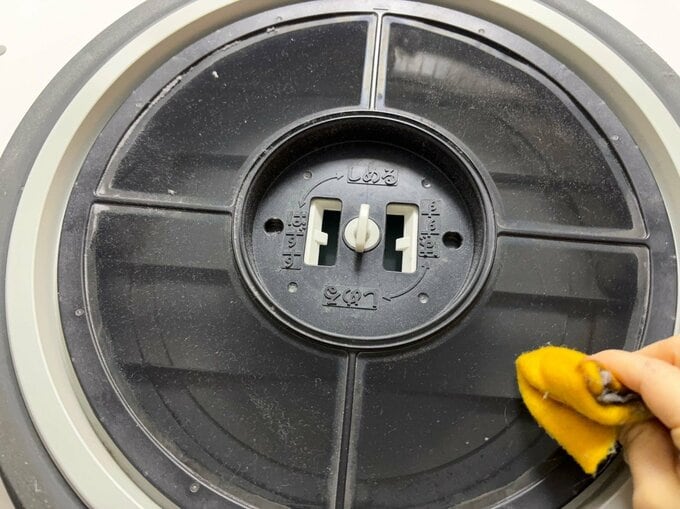 フィルター掃除できれいになった写真