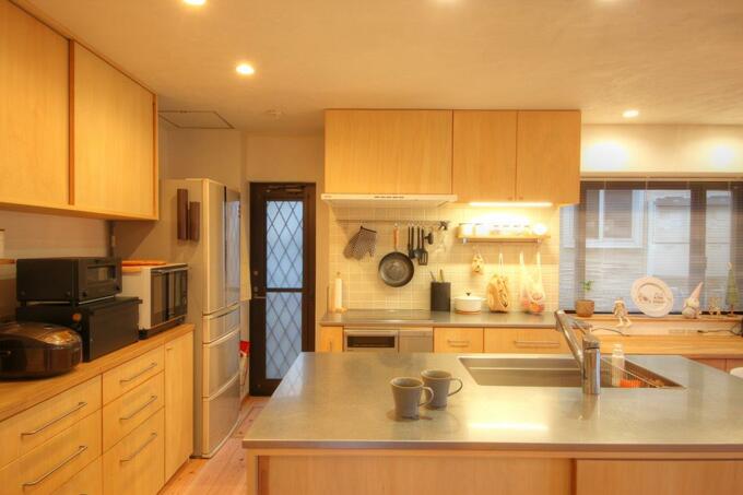 造作キッチン例