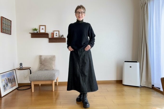 重くなりがちな冬服はどうやって抜け感を出すの?